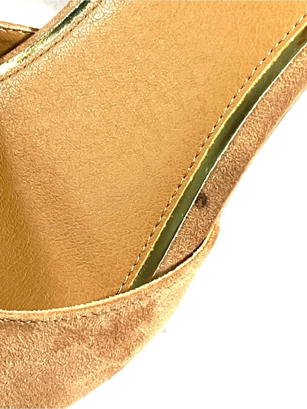 torrid tan suede ankle-strap block heels